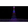 Northlight LED Lighted Show Cone Christmas Tree Outdoor Decoration - 9' - Multicolor Lights - 4 of 4