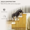 Resenkos Dog Steps,Pet Steps,Pet Stairs, Small Dog Steps for Couch Bed with Cushioned Removable Covering,Grey Gray - 3 of 4