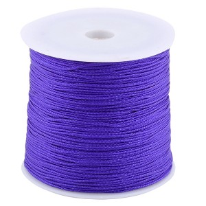 Unique Bargains Home Nylon DIY Craft Braided Bracelet Cord String Rope 110 Yards - 1 of 4