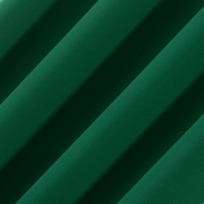 Malachite Green Blackout Rod Pocket Curtain Panel, 40" x 63"