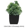 Unique Bargains Plant Fake Frosted Plastic Green 2.36"x2.36"x7.48" 1Pc - 3 of 4