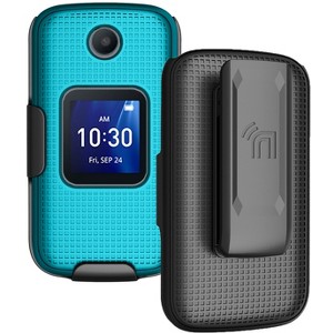Nakedcellphone Case and Belt Clip Holster for Alcatel Go Flip 4, TCL Flip Pro - 1 of 4