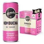 Remedy Raspberry Lemonade Kombucha - 4pk/11.2 fl oz Cans