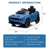 12V Kids Ride On Car, Licensed Dodge Challenger Electric Car with RC, Spring Suspension, Powered Ride On Toy Car for Child - 2 of 4
