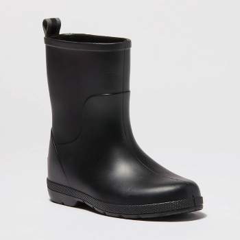Totes Toddler Charley Rain Boots - Black 9T-10T