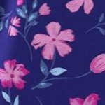 navy pretty floral