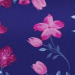 navy pretty floral