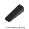 Unique Bargains Door Stop Under-Door Installation Striped Zinc Alloy Rubber 4.72"x1.26"x1.18" 1 Pc - 3 of 4