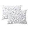 VCNY 2pc Twin Tufted Boho Medallion Comforter Set White: Hypoallergenic, Microfiber, Machine Washable - 4 of 4