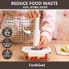 Glass Vacuum Sealable Container Set - 9 Pieces, 6 Sizes, Hand Pump, 10 Bags - 3 of 4