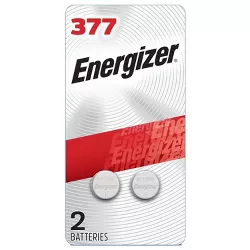 Energizer 2pk 377 Batteries Silver Oxide Button Battery