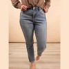 Women's Side Panel Detail & Hi-lo Fray Hem High Waisted Jean - Judy Blue - 4 of 4