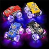 ArtCreativity Light-Up Monster Trucks 4 Pack - Red, Blue, Black, Yellow, LED - 3 of 4