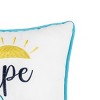 C&F Home 10" x 10" Carpe Beachem Embroidered Small Petite Throw Pillow - 3 of 3