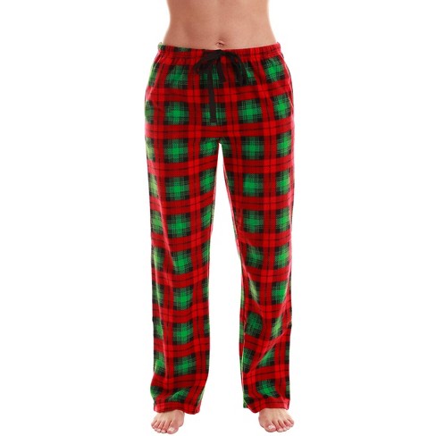 Green TARTAN PLAID JOGGERS Mens Womens Joggers Christmas Pajama