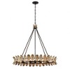 Savoy House Monarch 8 - Light Chandelier in  Champagne Mist/Coconut Shell - 2 of 4