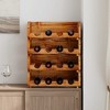 vidaXL Wine Racks 4 pcs for 16 Bottles Solid Reclaimed Wood - 2 of 4