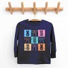 Simply Sage Market Checkered Bunny Coquette Distressed Toddler Long Sleeve Tee - 2 of 4