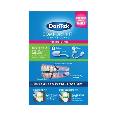 DenTek Comfort-Fit Dental Guard for Nighttime Teeth Grinding - 2ct with Storage Case