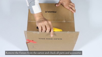 Swarajism Polished Brass and Mottled Glass Pendant Light