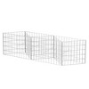 Gabion Basket Galvanized Steel 47.2"x11.8"x19.7"vidaXL - 2 of 4