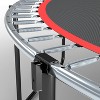 Belatt 12FT Pumpkin Trampoline with Enclosure Net and Ladder – Black & Red, Outdoor Use - 3 of 4