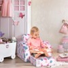 Infans 3-in-1 Convertible Kid Sofa Bed Flip-Out Chair Lounger for Toddler Pink - 2 of 4