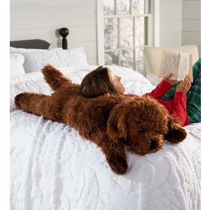 Plow & Hearth Plush Labradoodle Body Pillow - 1 of 1