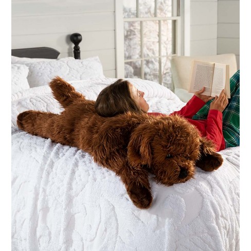 Plow Hearth Plush Labradoodle Body Pillow Target