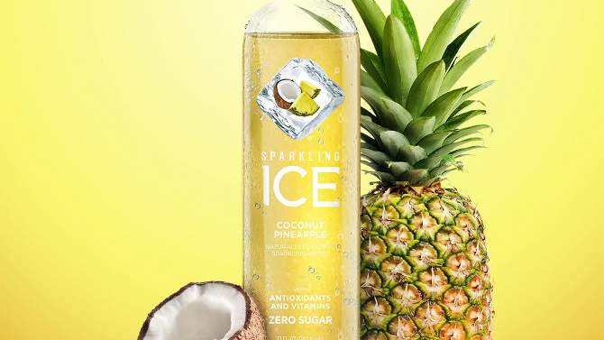 Sparkling Ice Coconut Pineapple - 17 fl oz Bottle, 2 of 9, play video