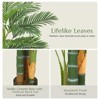 2pcs 5 ft Tall Triple Golden Cane Palm Artificial Tree, Large Tropical Palm Tree, PE Material & UV Resistant Fake Plant in Pot for Indoor Outdoor Home - 2 of 4