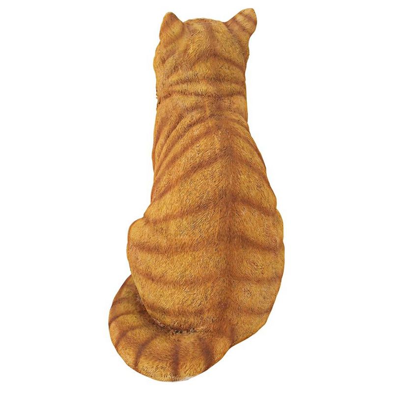 Design Toscano Lazy Daze Kitty Yawning Cat Statue - Orange, 4 of 6