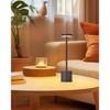 ZACHVO Brown Cordless LED Table Lamp 2 Pack Rechargeable Black Touch Control Dimmable - 3 of 4