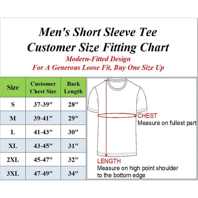 Blue Ice GBH Men's 6-Pack Short Sleeve Modern Fit Cotton Blend Crew Neck Classic Tee, 2 of 15
