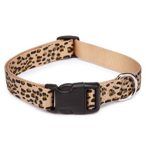 East Side Collection Cheetah-Print Nylon Dog Collar, 6–10-Inch - 1 of 2