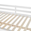 NicBex Twin/Full Wooden Loft Bed with U-Shaped Desk,Shelves,Ladder&Guardrails for Teens&Gamers,Versatile Gaming Loft Bed Platform,550lbs Max - 4 of 4