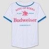 Men's Budweiser Baseball Jersey - White - 2 of 4