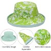 Solaris Women's Cotton Packable Bucket Hat, Wide Brim Bucket Hat for Women, UPF 50 Reversible Women Hat for Garden Party, Beach, Travel - 2 of 4