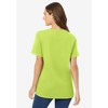 Woman Within Plus Size Perfect Short-Sleeve V-Neck Tee - 3 of 4