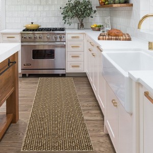 Washable Area Rug Modern Braided Printed Non Slip Non Shedding Rug Indoor Non-Shedding Stain-resistant Floor Cover - 1 of 4