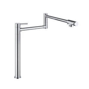 Extended Reach Pot Filler Faucet with Long Shank - 1 of 4