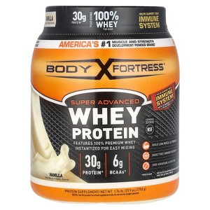 Body Fortress Super Advanced Whey Protein, Vanilla, 1.74 lb (792 g) - 1 of 2