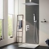 12 Inch Ceiling Mount Brushed Nickel Shower System Bathroom Luxury Rain Mixer Shower Combo Set Ceiling Rainfall Shower Head System - 2 of 4