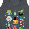 Women's - Spongebob Squarepants - Spongebob: The Search For Squarepants Grid Graphic Racerback Tank - 2 of 4