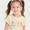 Toddler Girls' Pooh and Friends Short Sleeve Graphic T-Shirt - Yellow - 2 of 4