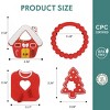 Silicone Christmas Teether Ring Toy for Baby, BPA Free Soothing Teething Relief Toy for Infant & Toddlers 0-18 Months, Perfect Christmas Gift for Baby - 3 of 4