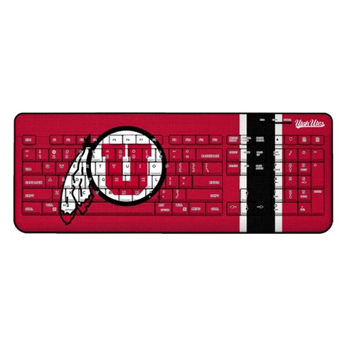 Keyscaper Utah Utes Stripe Wireless Usb Keyboard : Target