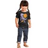 Halloween Trick or Treat Dino Bones Toddler Baby Graphic T Shirt Brisco Brands - 4 of 4