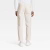 Houston White Adult Corduroy 5-Pocket Straight Chino Pants - White - 2 of 3