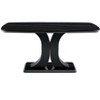 Gulches Modern Dining Table Base, Glossy Black MDF Dual X-Shaped Pedestal, Anti-Slip Pads for Contemporary Kitchen/Dining Room - 2 of 4